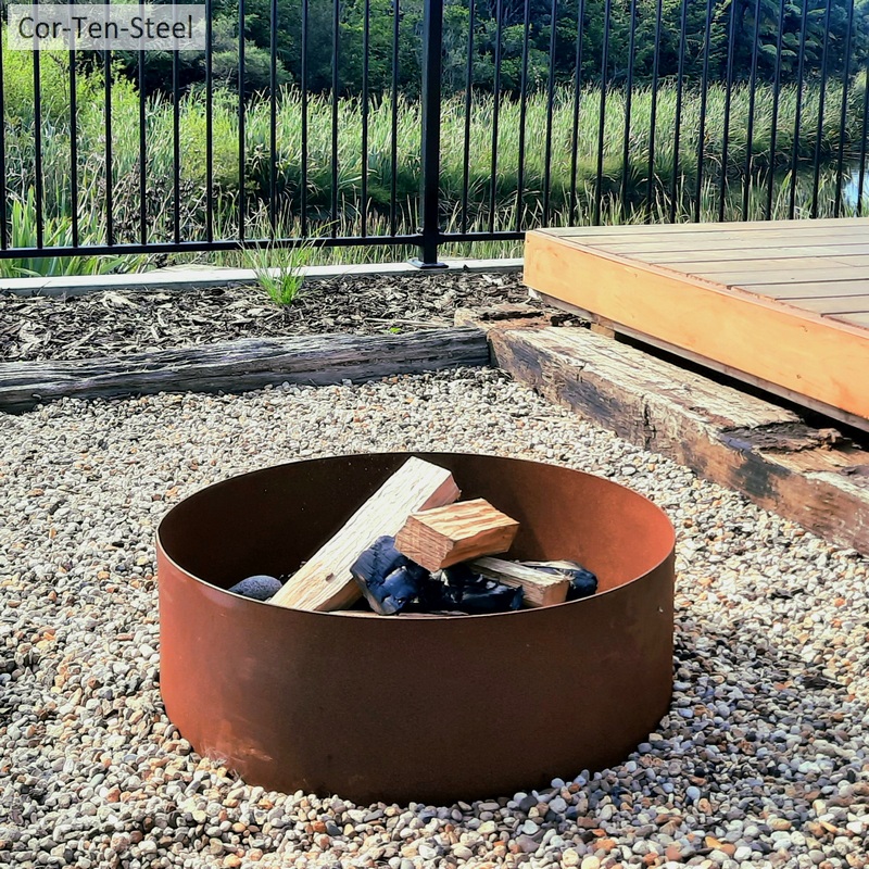 corten fire pit ring
