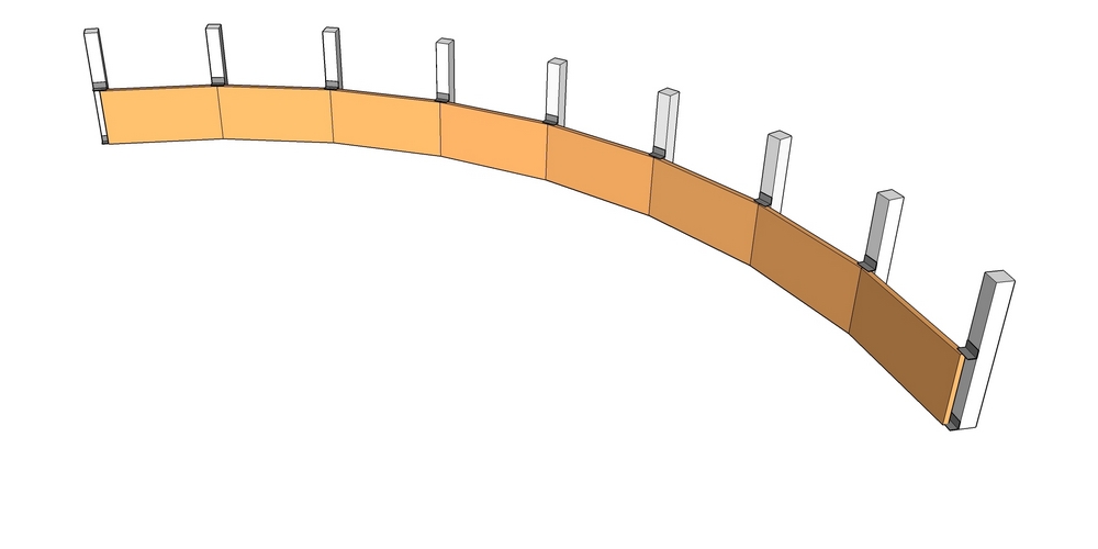 top row of brackets