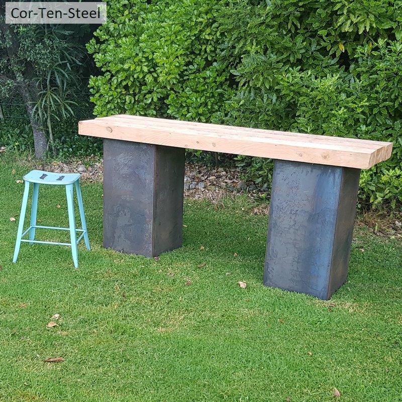 corten bar leaners