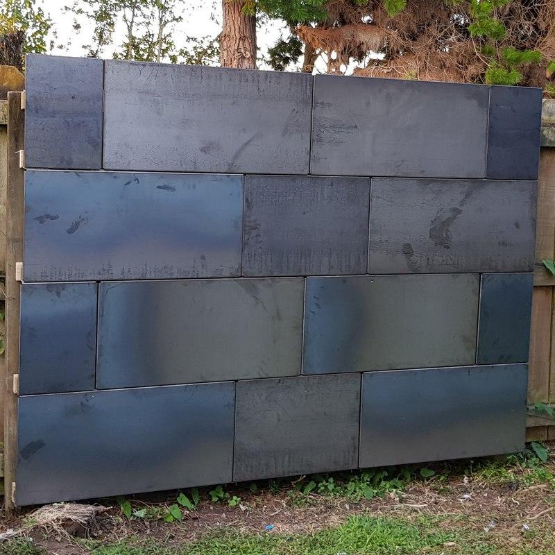 How to build a corten fence
