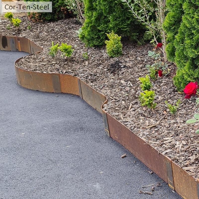 corten preformed curved edging