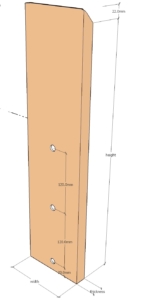 fence paling dimensions